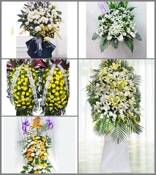 湖南永州祁阳县羊角塘镇龙脉江村白事花篮预定